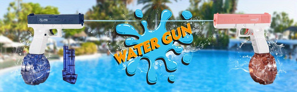 M1911 Electric Water Gun - High-Quality Rechargeable Kids Toy with Large Water Capacity for Summer Games and Fun