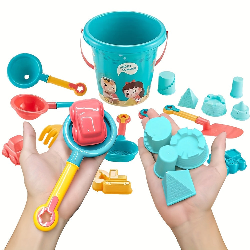 18-Piece Kids Beach & Sand Toy Set - Create Endless Summer Adventures with Realistic Sea Accessories - Perfect for Little Explorers!