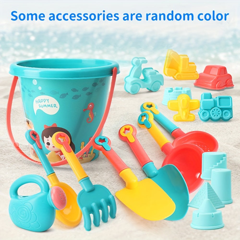 18-Piece Kids Beach & Sand Toy Set - Create Endless Summer Adventures with Realistic Sea Accessories - Perfect for Little Explorers!