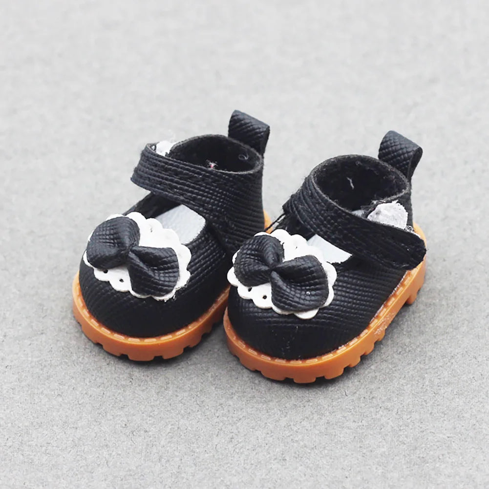 Doll Clothes Labubu Clothes Designer Black and White Plaid Dress Bow Set DIY Labubu Accessories Ropa Labubu