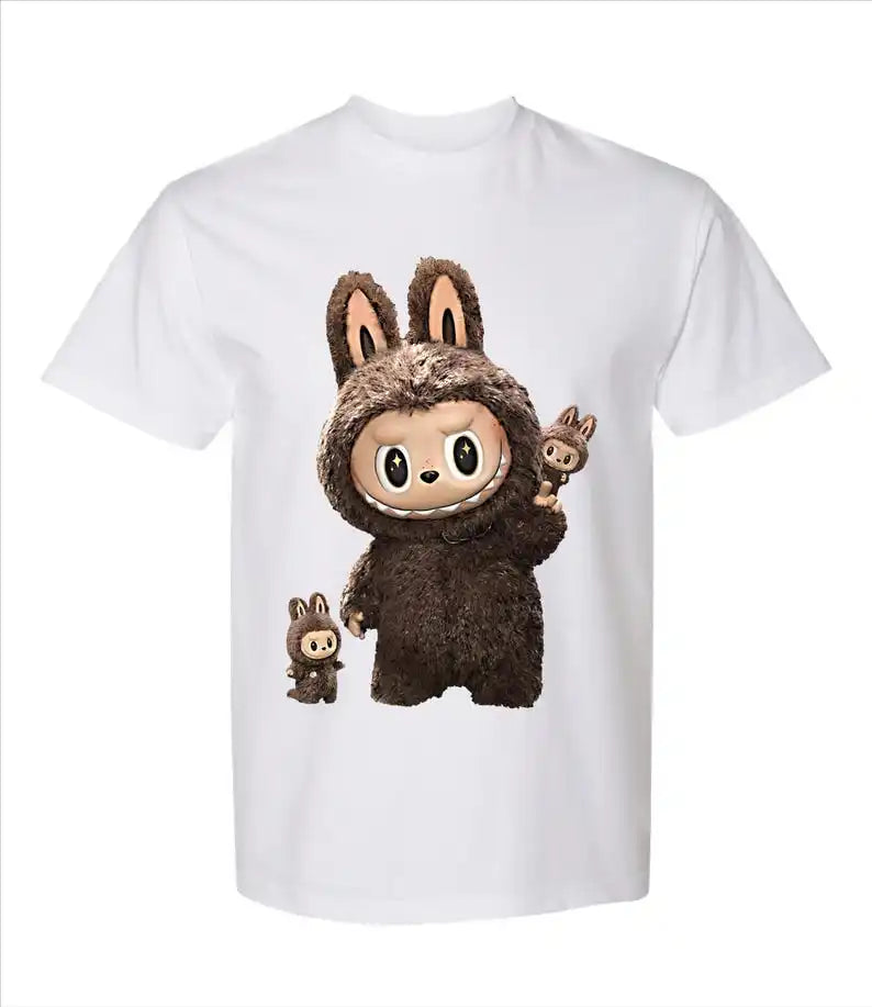 LABUBU The Monsters labubu monster pop-mart labubu Tee Trendy T-Shirt Cute Kawaii Korean