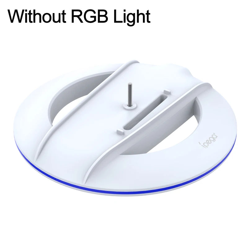 Vertical Cooling Stand with RGB Light For PS5 Slim Disc/Digital Edition Console Anti-Slip Base Bracket Holder Gaming Accessories