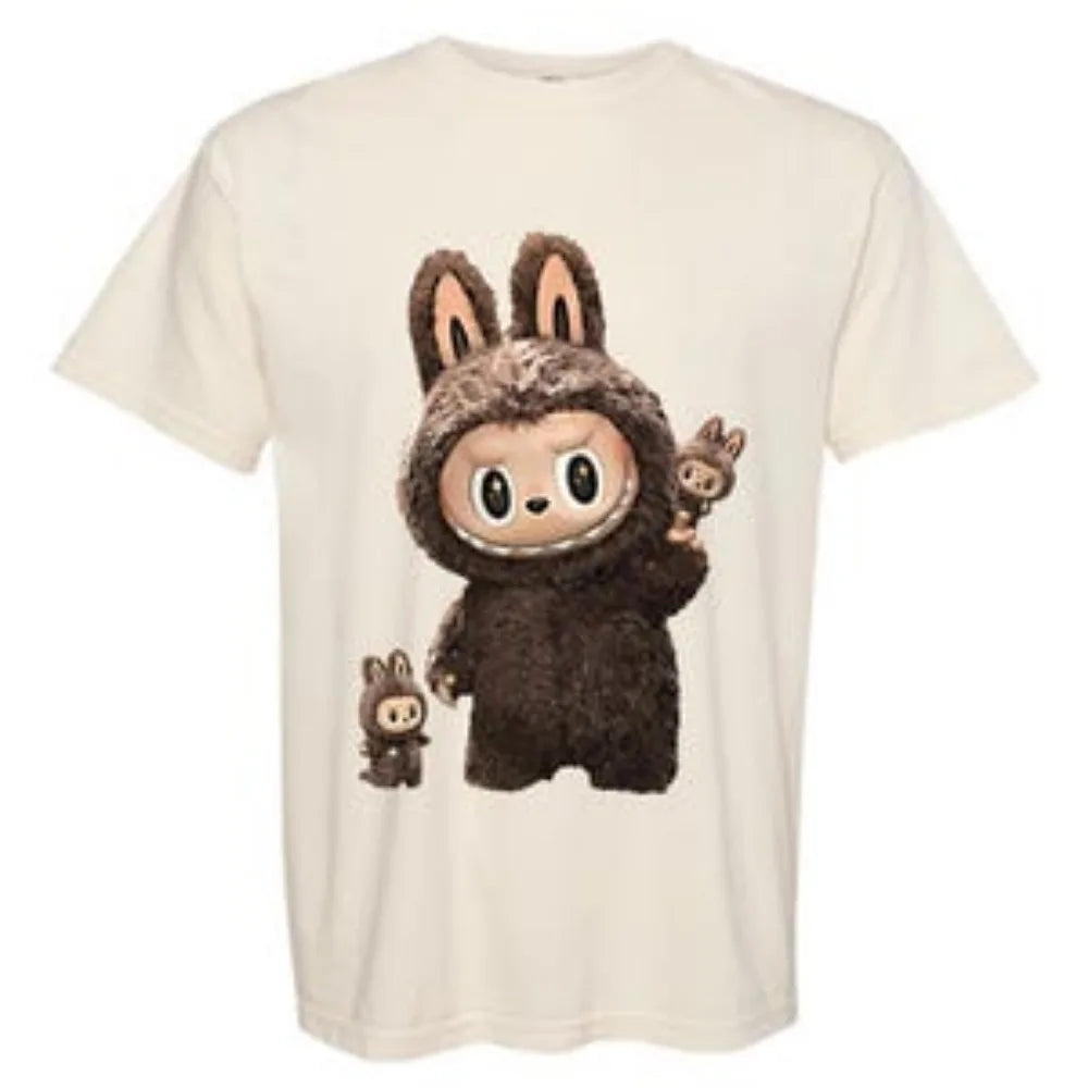 LABUBU The Monsters labubu monster pop-mart labubu Tee Trendy T-Shirt Cute Kawaii Korean