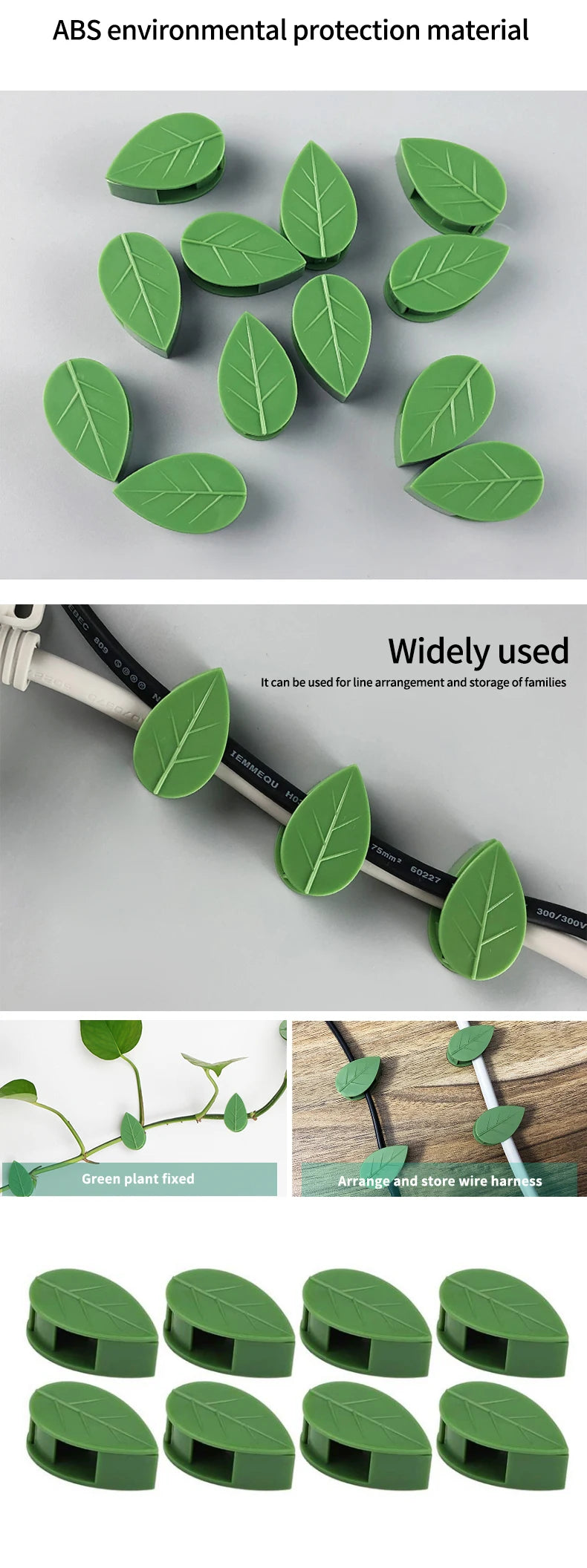 Plant Climbing Wall Fixture Rattan Vine Bracket Fixed Buckle Leaf Clips Traction Holder Plant Fixing Clip Garden Tool
