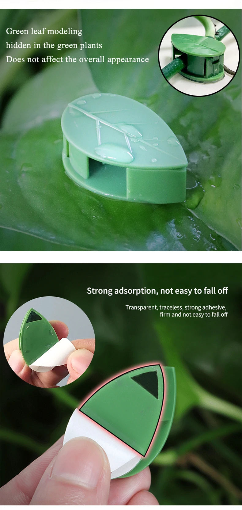 Plant Climbing Wall Fixture Rattan Vine Bracket Fixed Buckle Leaf Clips Traction Holder Plant Fixing Clip Garden Tool