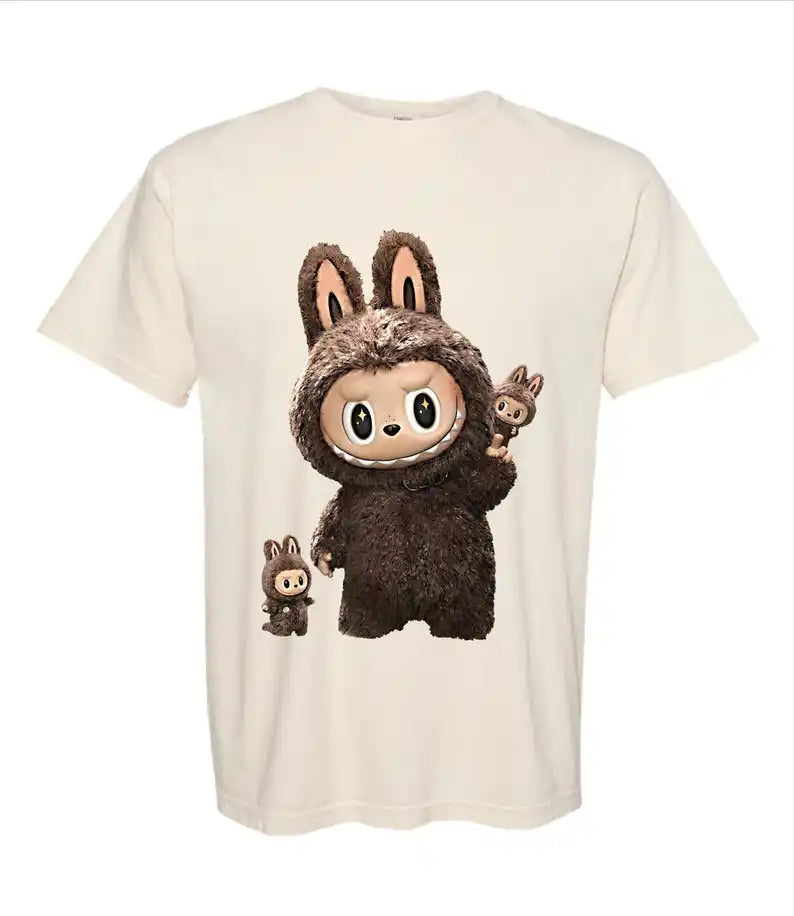 LABUBU The Monsters labubu monster pop-mart labubu Tee Trendy T-Shirt Cute Kawaii Korean