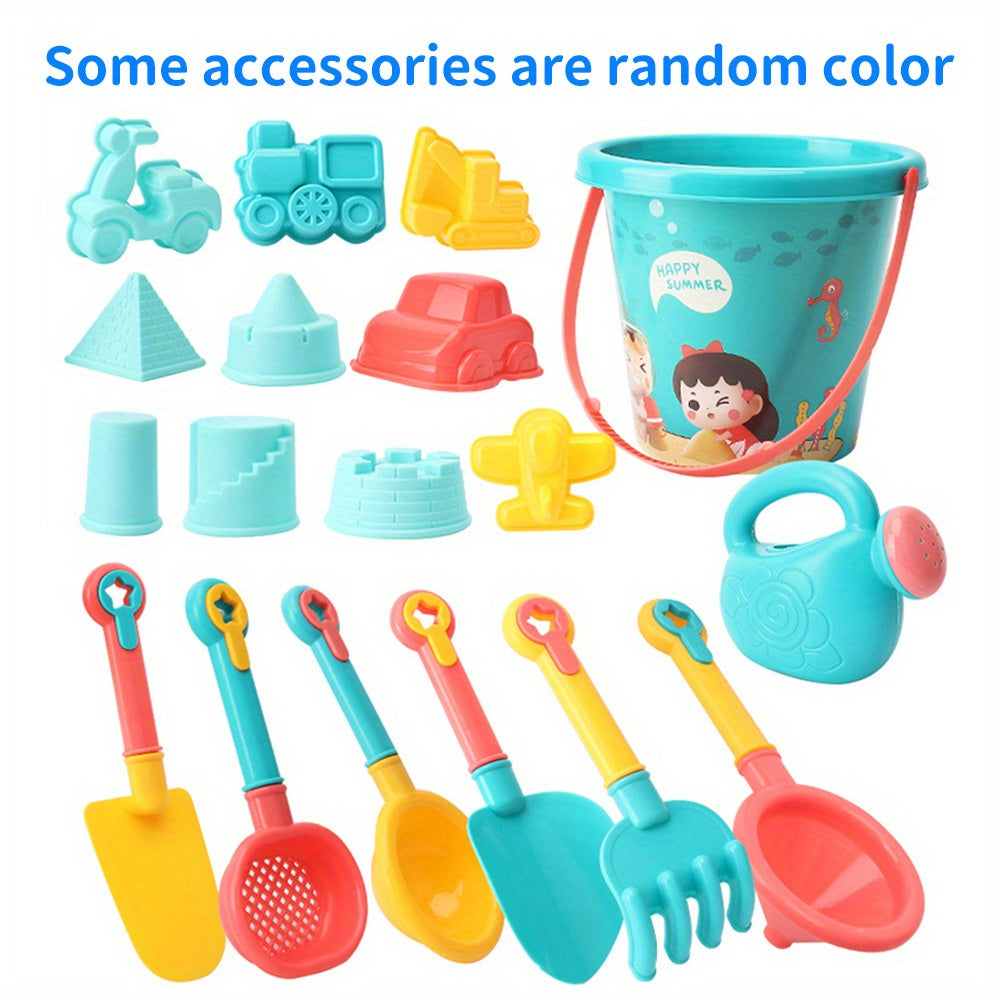 18-Piece Kids Beach & Sand Toy Set - Create Endless Summer Adventures with Realistic Sea Accessories - Perfect for Little Explorers!
