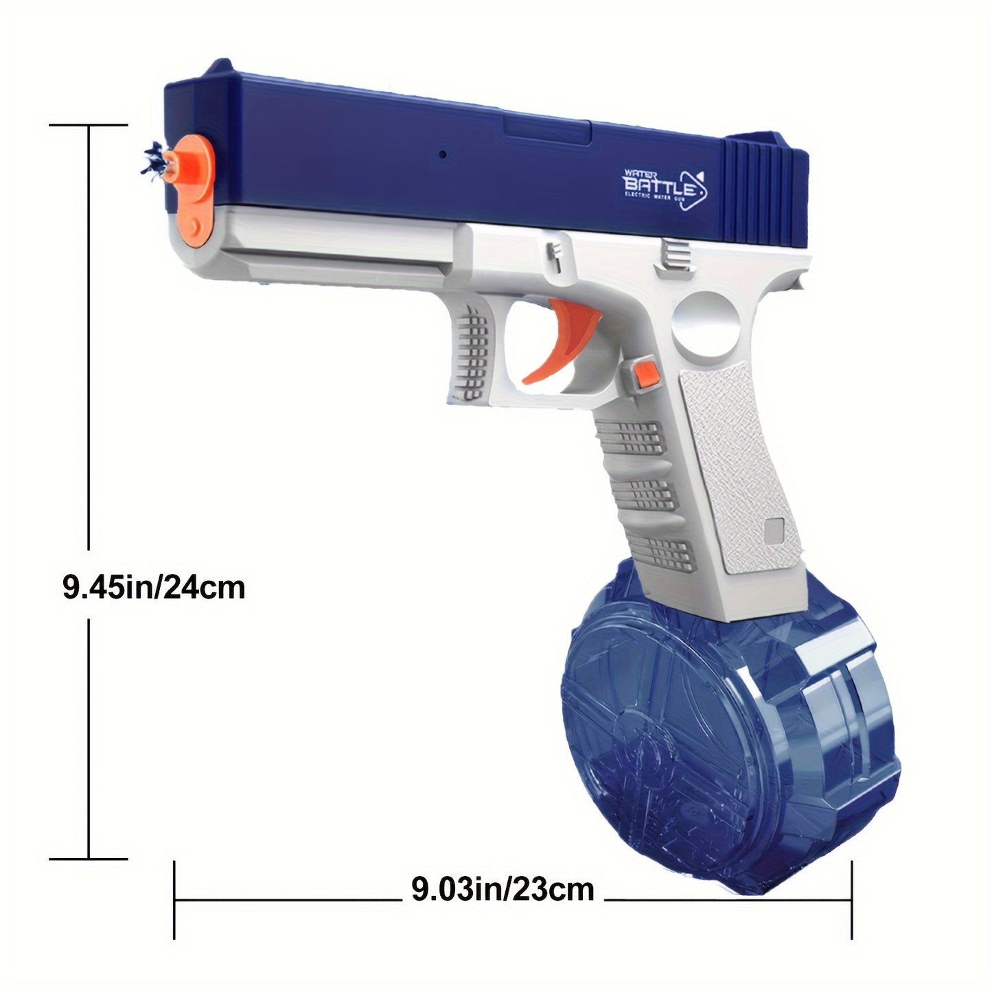 M1911 Electric Water Gun - High-Quality Rechargeable Kids Toy with Large Water Capacity for Summer Games and Fun