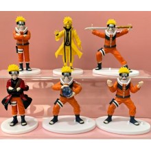 6pcs/set Naruto Uzumaki Naruto anime figure(OPP bag