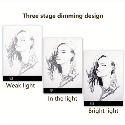 LED Drawing Copy Board for Kids - 3 Level Dimmable, Painting Tablet with Night Light, Educational Toy for Learning, Ideal Gift for Halloween, Thanksgiving, Christmas, Easter, and New Year