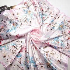 90cm New Headscarf Retro Large Cashew Flower Women's Decorative Chest Wrap Large Square Scarf Shawl Sun Protection Scarf