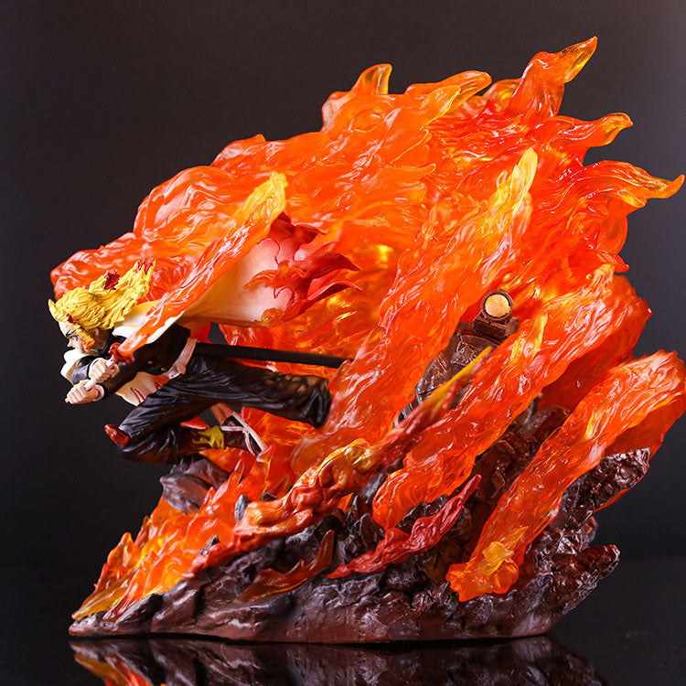 Demon Slayer Rengoku Kyoujurou Anime Figure (Light-Up Version)