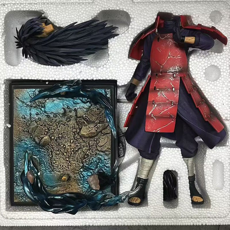 Naruto Uchiha Madara anime figure (can lightable)