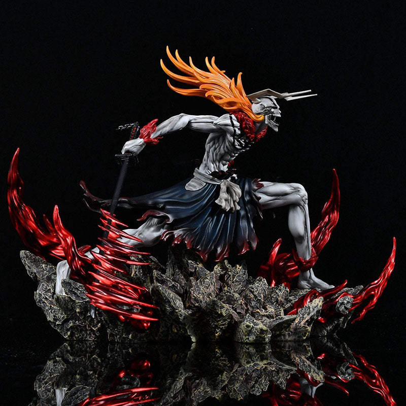 CHENG JK Bleach Cow Mask Kurosaki Ichigo Fighting Ulquiorra Cifer anime figure