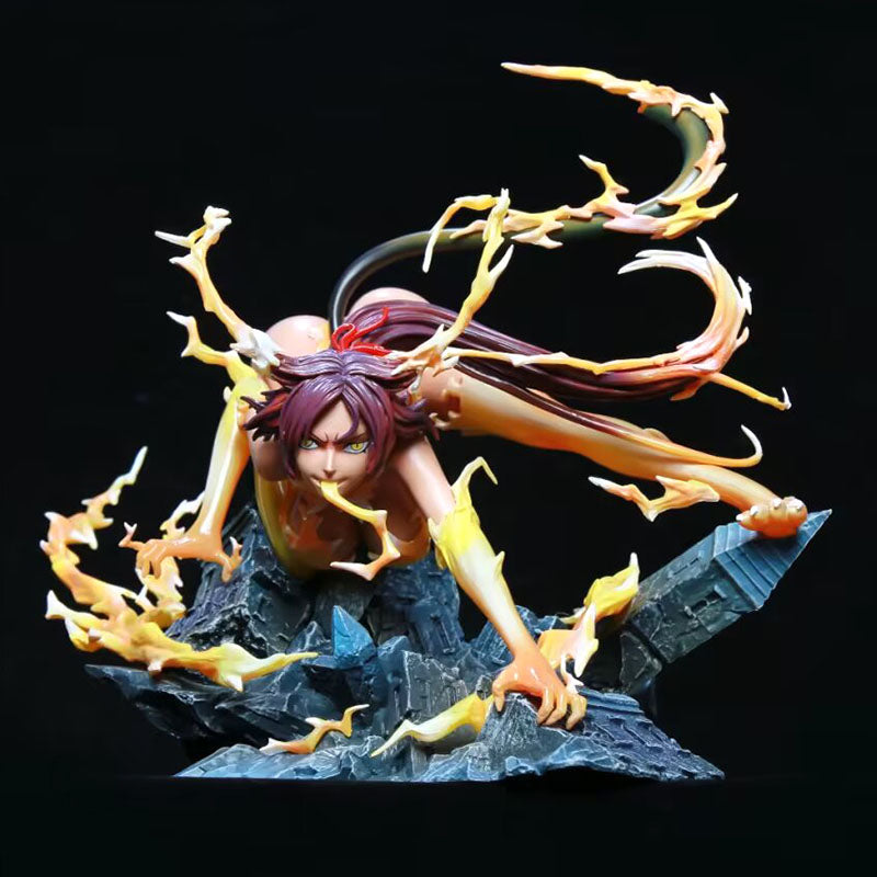 23cm Bleach Shihouin Yoruichi Anime Figure