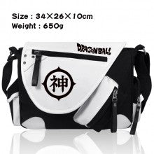 Dragon Ball PU black white color crossbody satchel shoulder bag