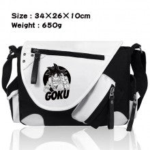 Dragon Ball PU black white color crossbody satchel shoulder bag