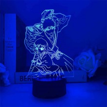 Bleach anime 3D 7 Color Lamp Touch Lampe Nightlight+USB