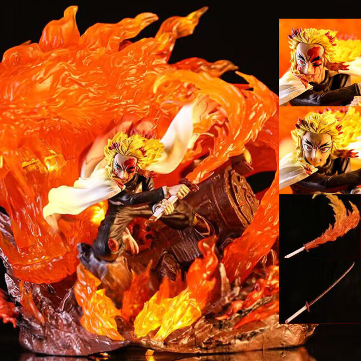 Demon Slayer Rengoku Kyoujurou Anime Figure (Light-Up Version)