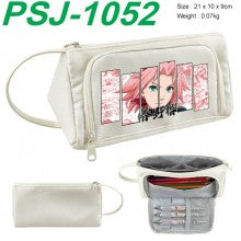 Naruto anime canvas triangle pen bag pencil case