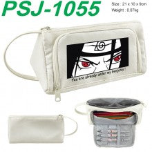 Naruto anime canvas triangle pen bag pencil case