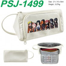 Naruto anime canvas triangle pen bag pencil case