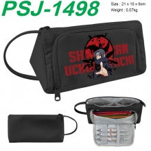 Naruto anime canvas triangle pen bag pencil case
