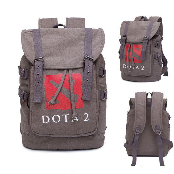 DOTA 2 anime canvas backpack bag DOTA 2 anime canvas backpack bag