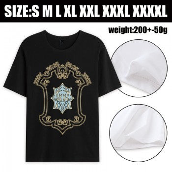 Black Clover anime Short Sleeve Cotton T-Shirts Black Clover anime Short Sleeve Cotton T-Shirts