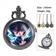 Naruto anime small necklace pocket watch