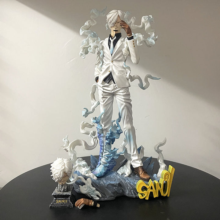 28cm One Piece LY Nika Sanji anime figure