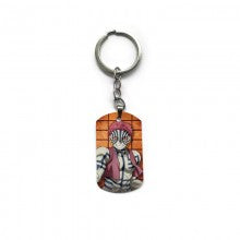 Demon Slayer Alloy Two-Sided Pendant Key Chain