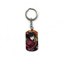 Demon Slayer Alloy Two-Sided Pendant Key Chain