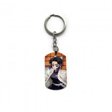 Demon Slayer Alloy Two-Sided Pendant Key Chain