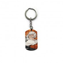 Demon Slayer Alloy Two-Sided Pendant Key Chain