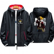 One Piece Zipper Hoodies Sweatshirt Jacket