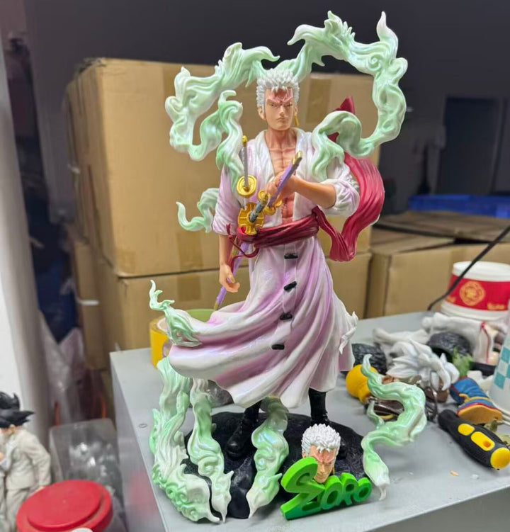 37cm One Piece Nika Roronoa Zoro anime figure