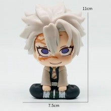 10cm Demon Slayer Sitting Anime Figures (OPP Bag)