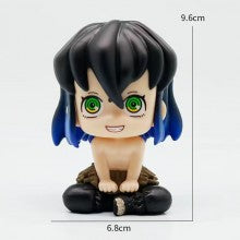 10cm Demon Slayer Sitting Anime Figures (OPP Bag)