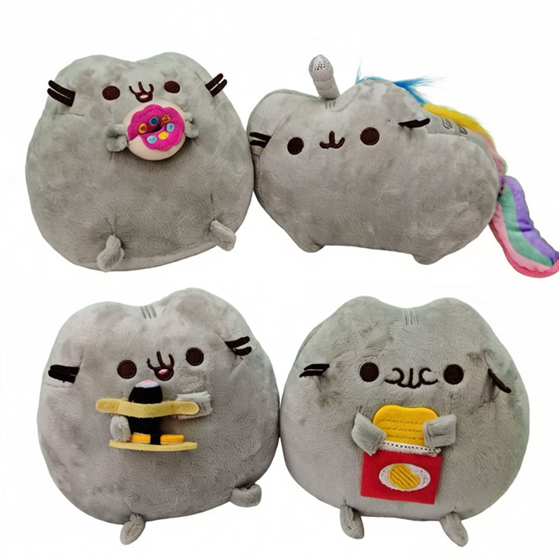 6inches Pusheen the cat plush dolls (12pcs a set)