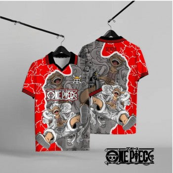 One Piece anime short sleeved polo t-shirt t shirts