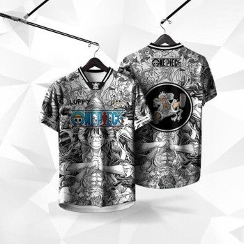 One Piece anime short sleeved polo t-shirt t shirts