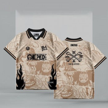 One Piece anime short sleeved polo t-shirt t shirts
