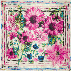 90cm New Headscarf Retro Large Cashew Flower Women's Decorative Chest Wrap Large Square Scarf Shawl Sun Protection Scarf