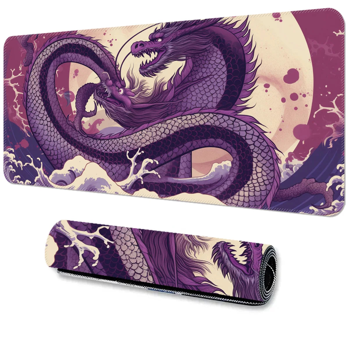 Large Gaming Anime Sublimation Mouse Pad Eco Friendly Rubber logo Custom Mouse Pad  Blank White Black Desk Mat