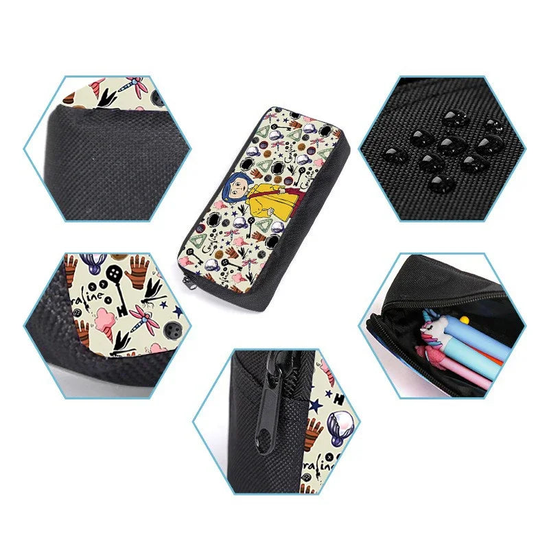 Anime 3D Cartoon School Backpack Set for Boys and Girls Best Gift for Children with Waterproof Feature Featuring Little Girl