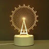 USB Photo Creative 3D Illusion Anime Lamparas Acrylic Light Table Desk Base LED Christmas Lamp Kid's Room Decor Night Light