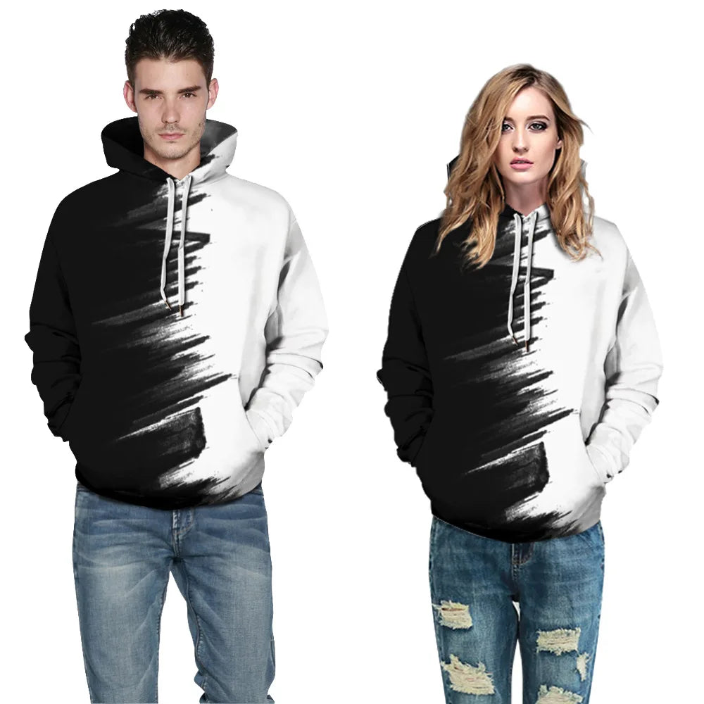 Newest Anti-Shrink Thick Sublimation Hoodie for Men Oversized 3D Print Anime Graphic 100% Polyester for Spring