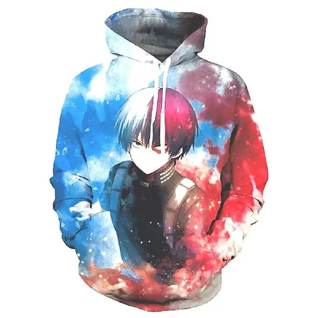 Hot 2025 New Shipping Graphic Sublimation Hoodie Sweatshirts Anime Hoodie Print All for Men Felpa Casual Woven Plain Dyed V-neck