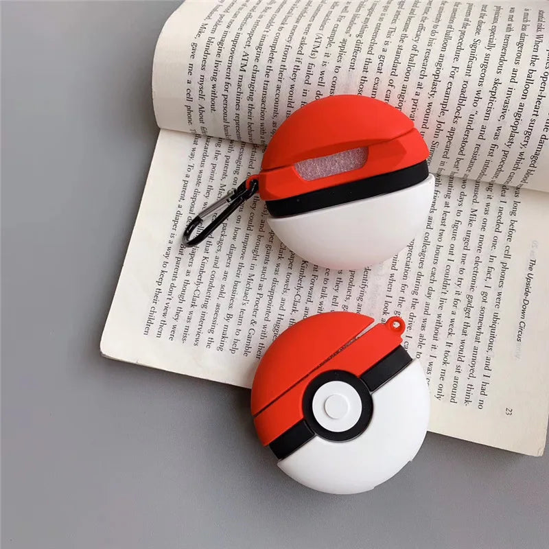 Hot Sale 3D Cartoon Elf Ball Design Earphone Case with Clip for Airpods Pro Cute Anime Style Protective Cover for Airpods 1/2/3